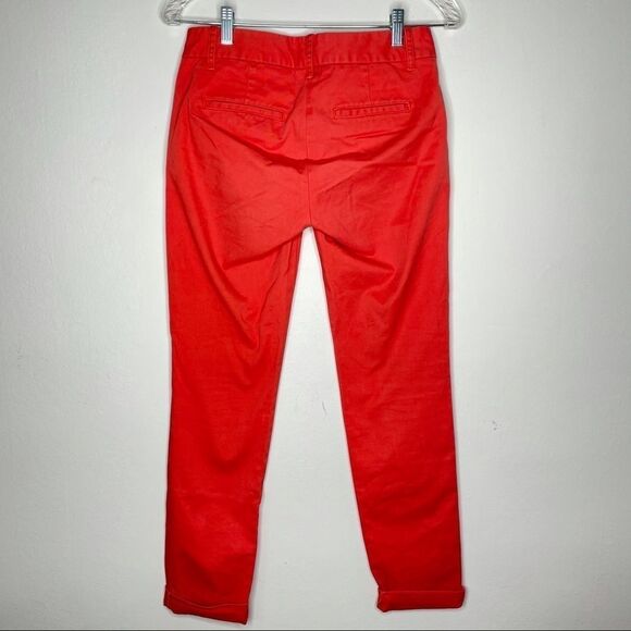 J. Crew Bennett Chino Orange straight leg pants - Picture 6 of 10